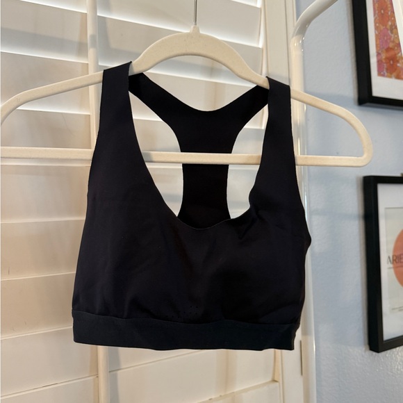 All in Motion Midnight Black Sports Bra - Picture 1 of 5